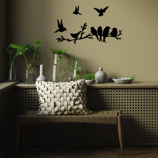 Accesoriu Iluminat Asi Home Bırd Communıty, Negru, 13x13 cm