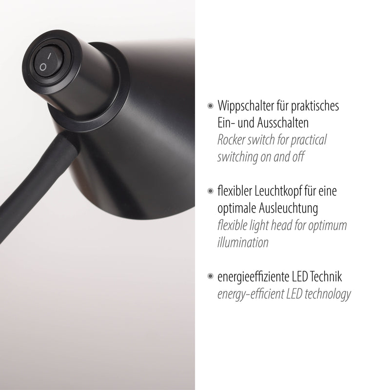 Veioza Paul Neuhaus PIXIE LED Negru
