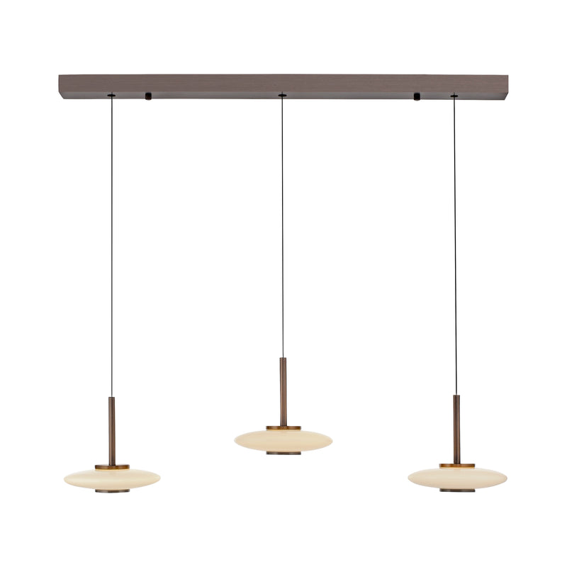 Lustra Paul Neuhaus PURE VITRUM 6xLED Maro Metalic