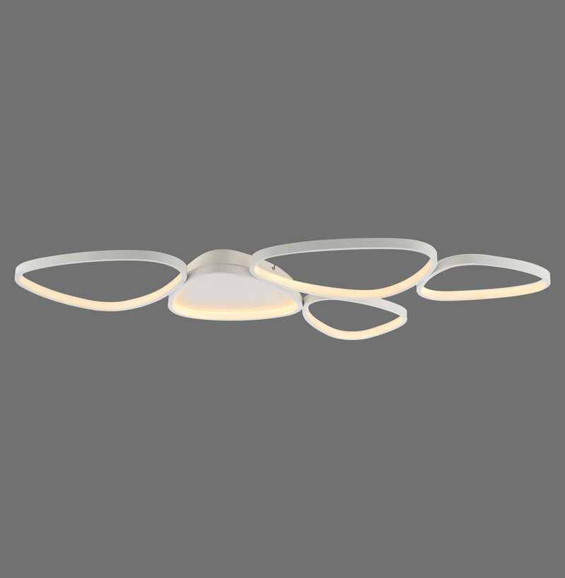 Plafoniera Zuma Line PEBBLES LED Alb