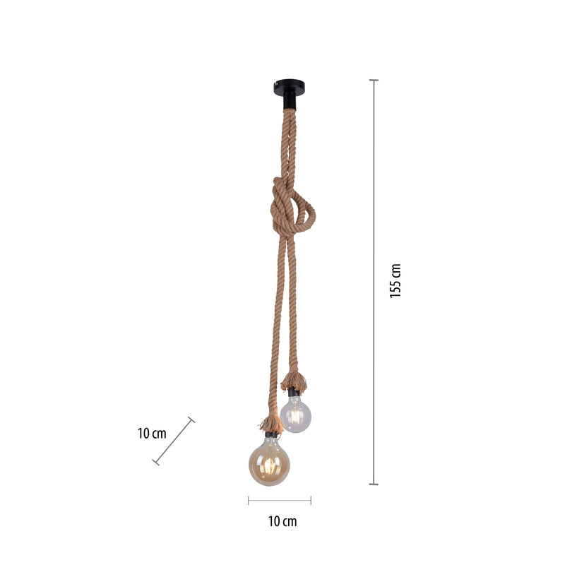 Lustra Paul Neuhaus ROPE 2xE27 Maro