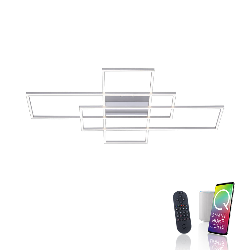 Plafoniera Paul Neuhaus Q-INIGO 3xLED Otel