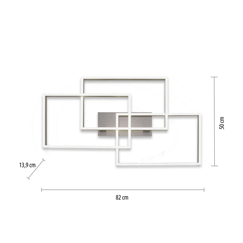 Plafoniera Paul Neuhaus PAAN 2xLED Argintiu