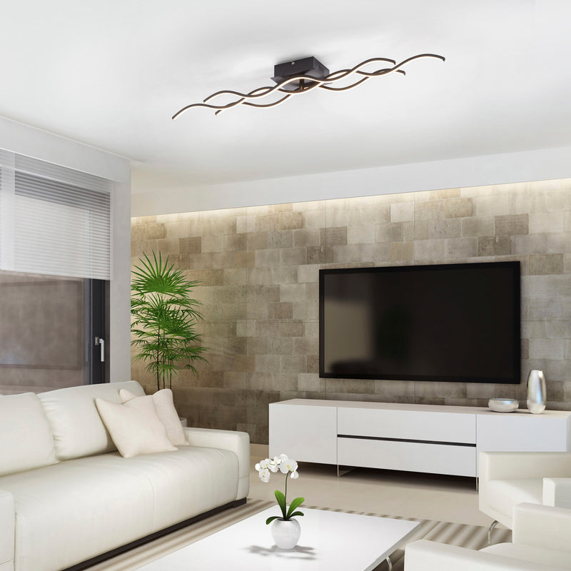 Plafoniera Paul Neuhaus WAVE LED Negru
