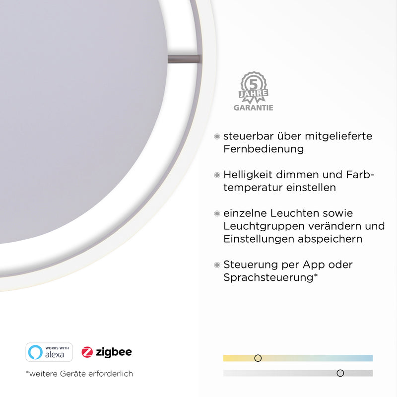 Plafoniera Paul Neuhaus Q-VITO LED Otel