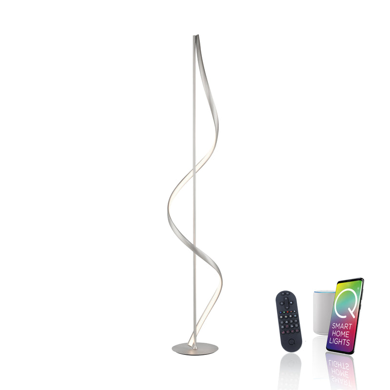 Lampadar Paul Neuhaus Q-SWING LED Argintiu