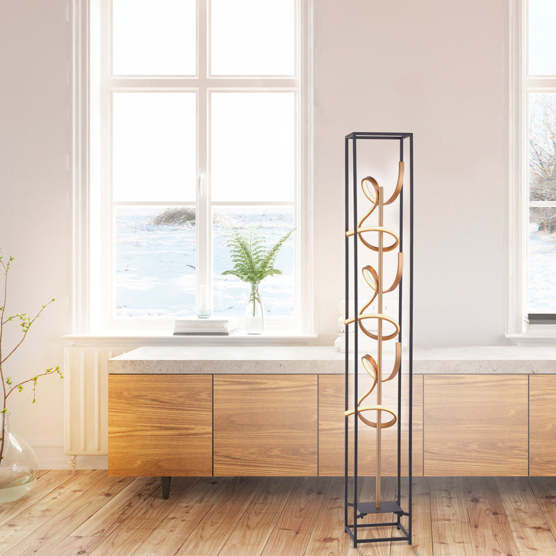 Lampadar Paul Neuhaus SELINA 3xLED Negru