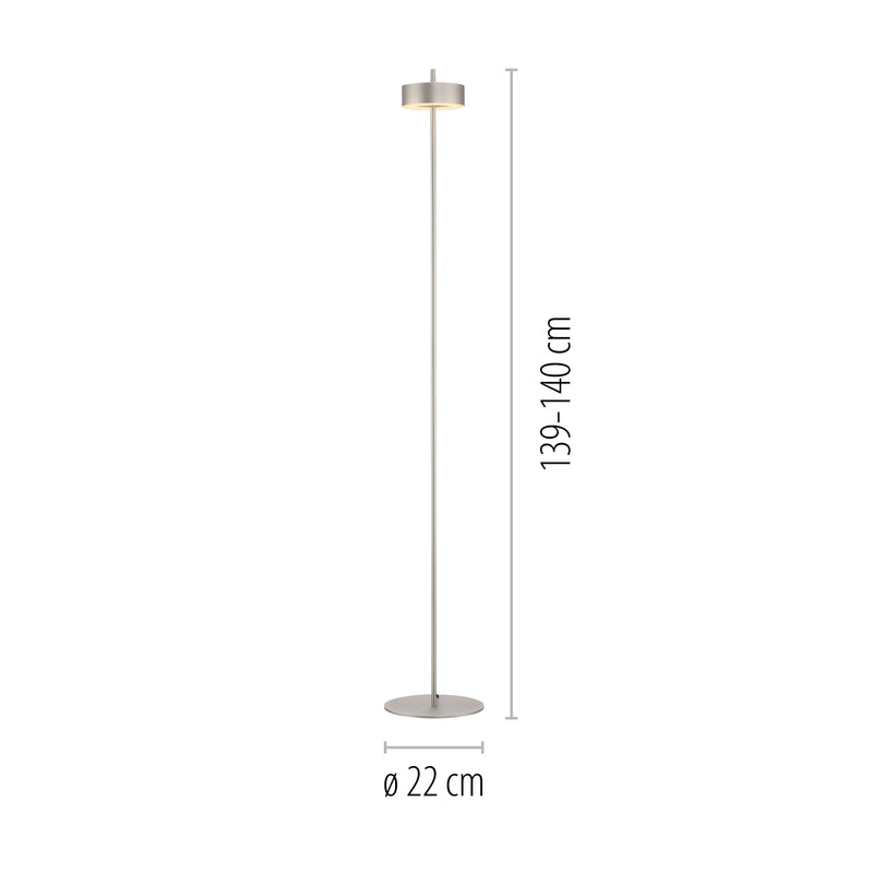 Lampadar Paul Neuhaus Q-ROTATE LED Aluminiu