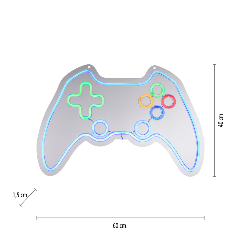 Aplica Paul Neuhaus NEON-GAMER LED Multicolor