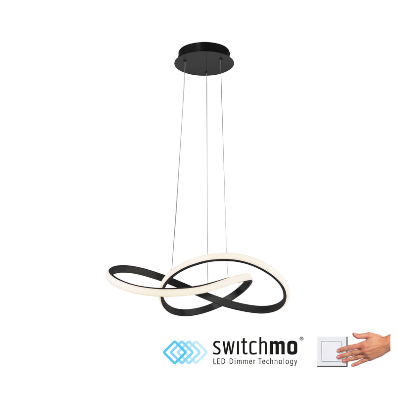 Lustra Paul Neuhaus MARIA LED Negru