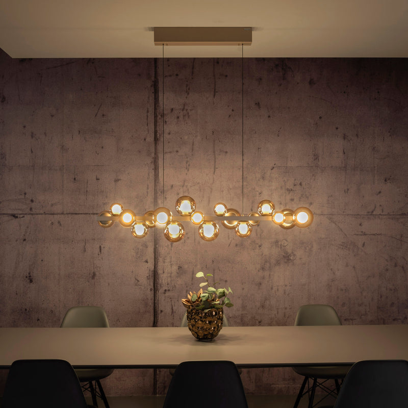 Lustra Paul Neuhaus PURE E-POPUP 18xLED Auriu