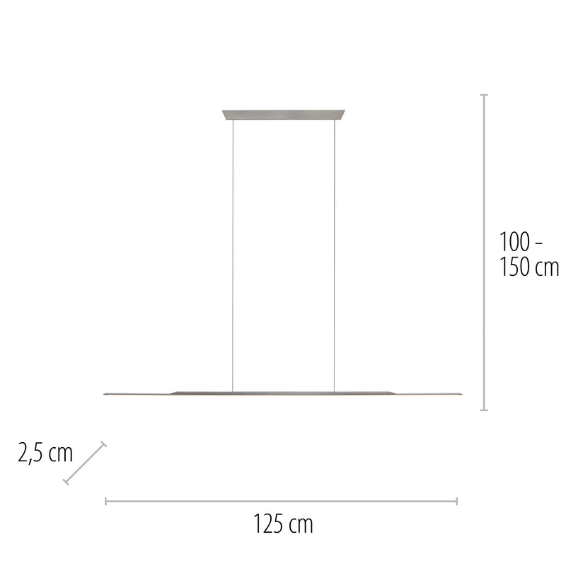 Lustra Paul Neuhaus PURE SURFACE LED Gri