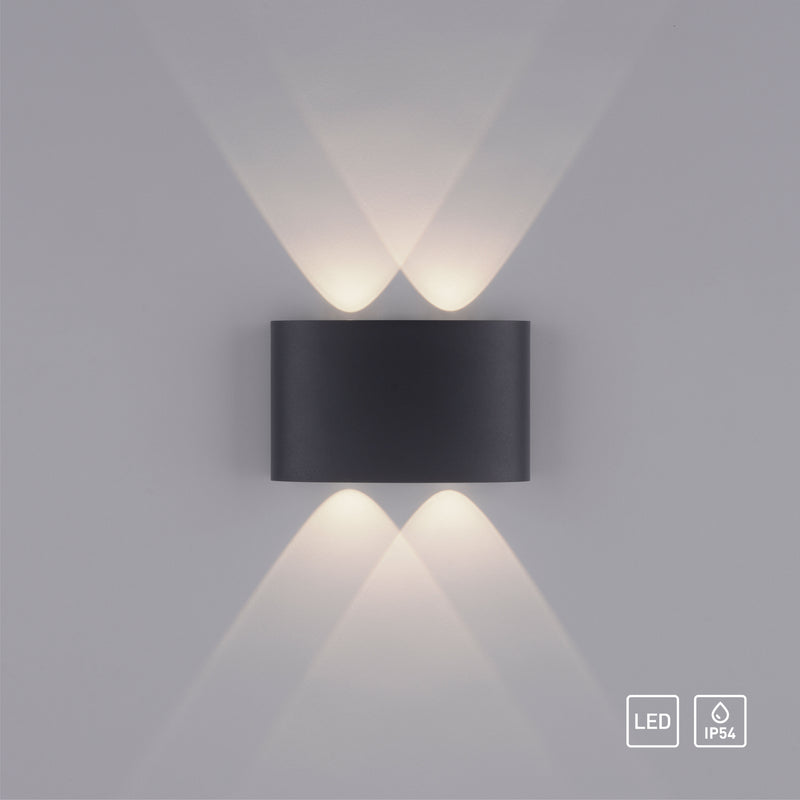 Aplica Paul Neuhaus CARLO 4xLED Antracit