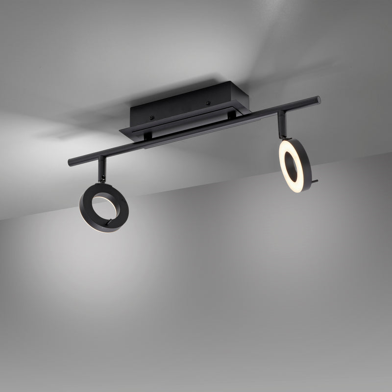 Plafoniera Paul Neuhaus SILEDA 2xLED Negru