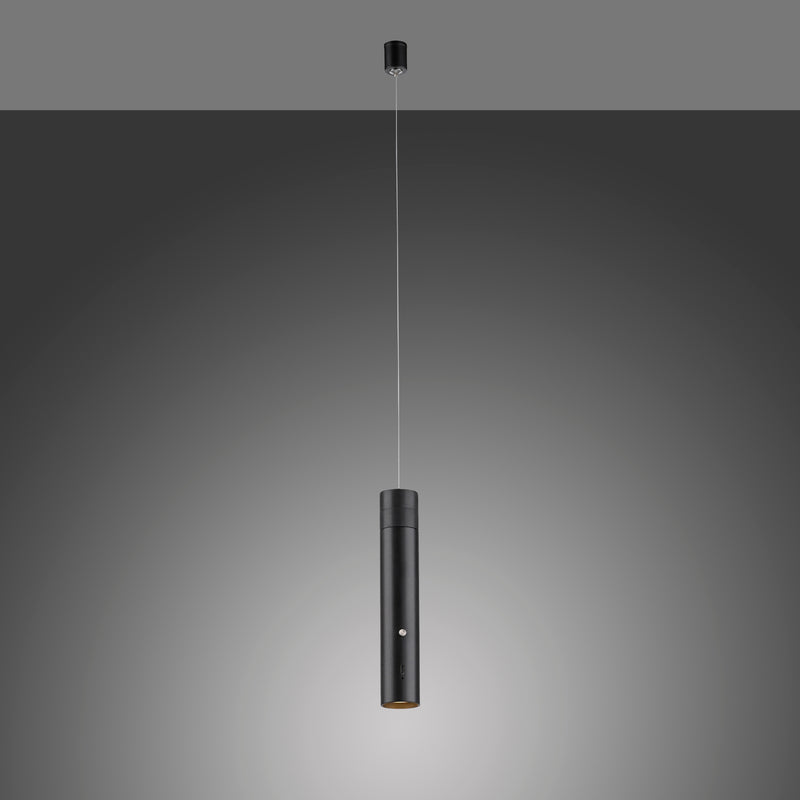 Lustra Paul Neuhaus ATTACH LED Negru