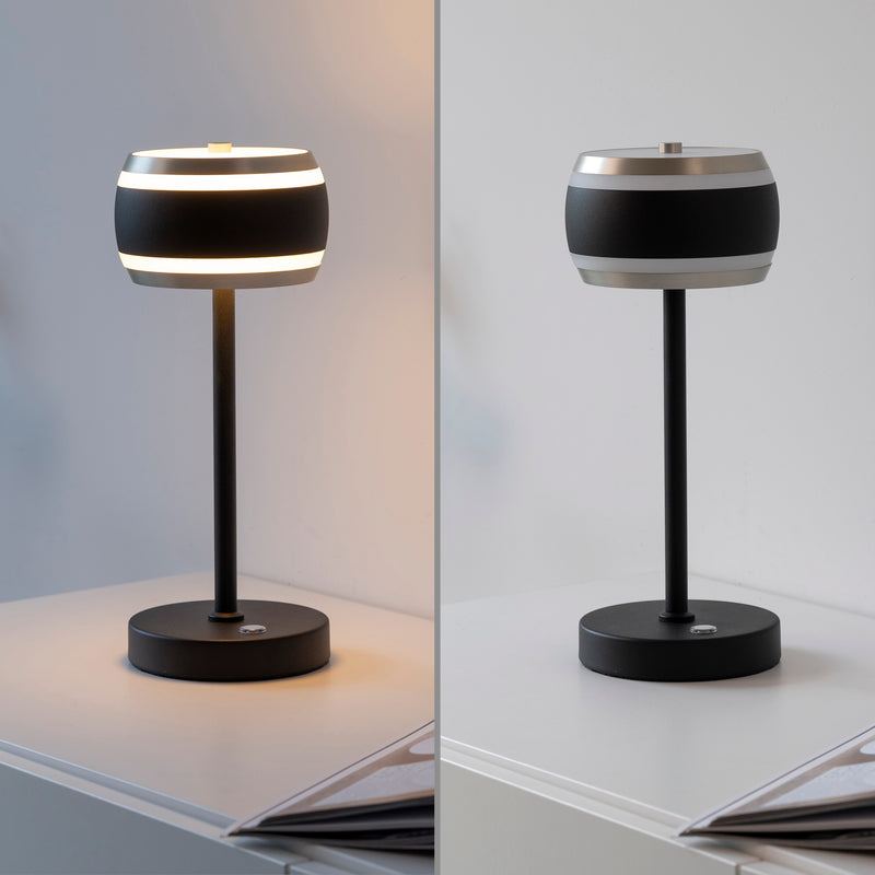 Veioza Paul Neuhaus PURE FALLING RINGS LED Negru