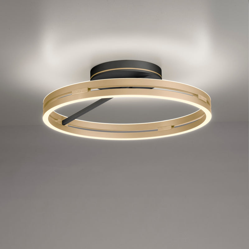 Plafoniera Paul Neuhaus PURE LOOP 2xLED Negru