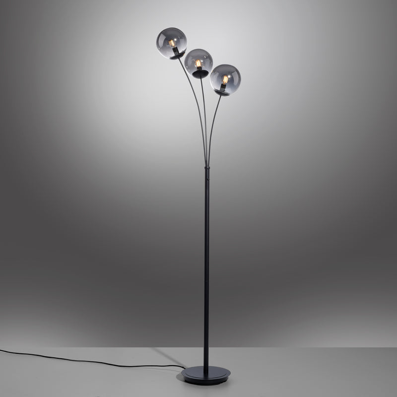 Lampadar Paul Neuhaus BIG WIDOW 3xE14 Negru