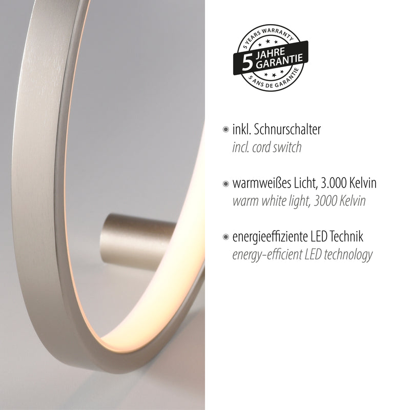 Veioza Paul Neuhaus MINI RITUS LED Argintiu