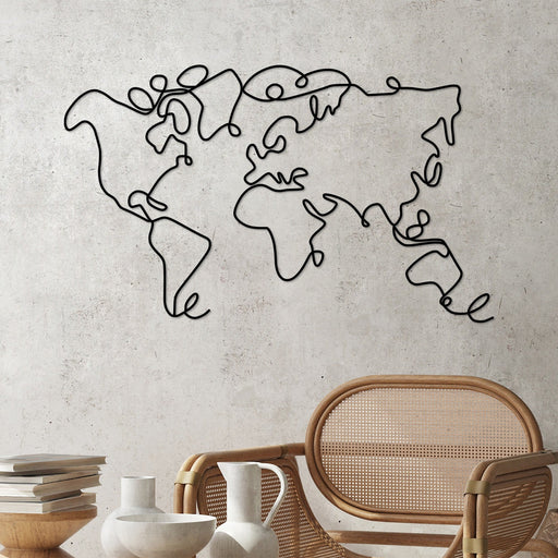 Accesoriu Iluminat Asi Home World Map, Negru