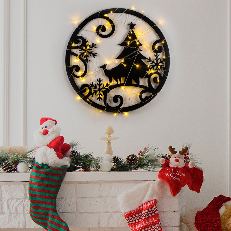 Accesoriu Iluminat Asi Home Xmasblack - 027, Negru, 60x60 cm
