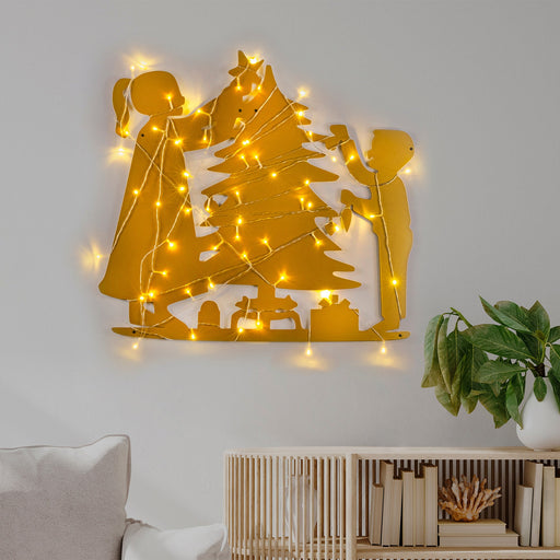 Accesoriu Iluminat Asi Home Xmasgold - 016, Auriu, 39x64 cm