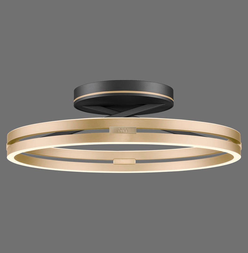 Plafoniera Paul Neuhaus PURE LOOP 2xLED Negru