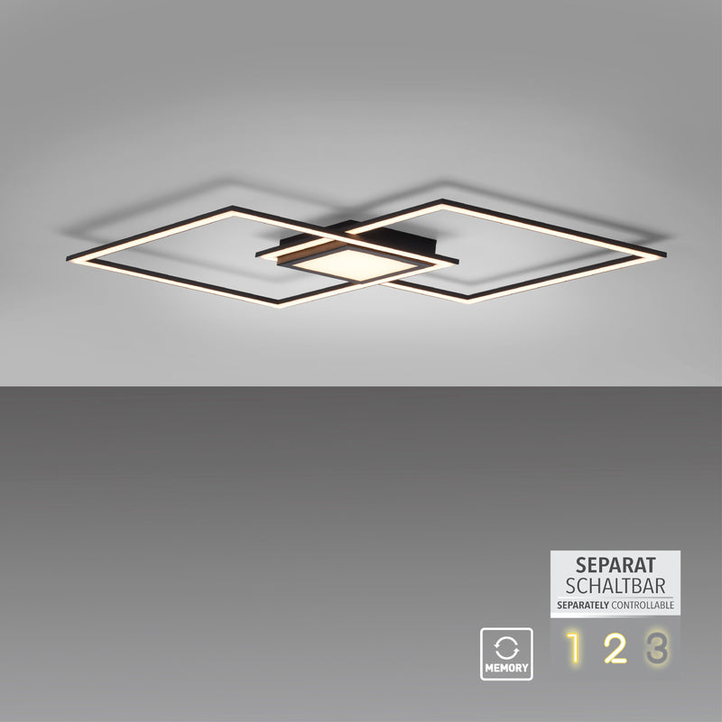 Plafoniera Zuma Line ASMIN LED Negru
