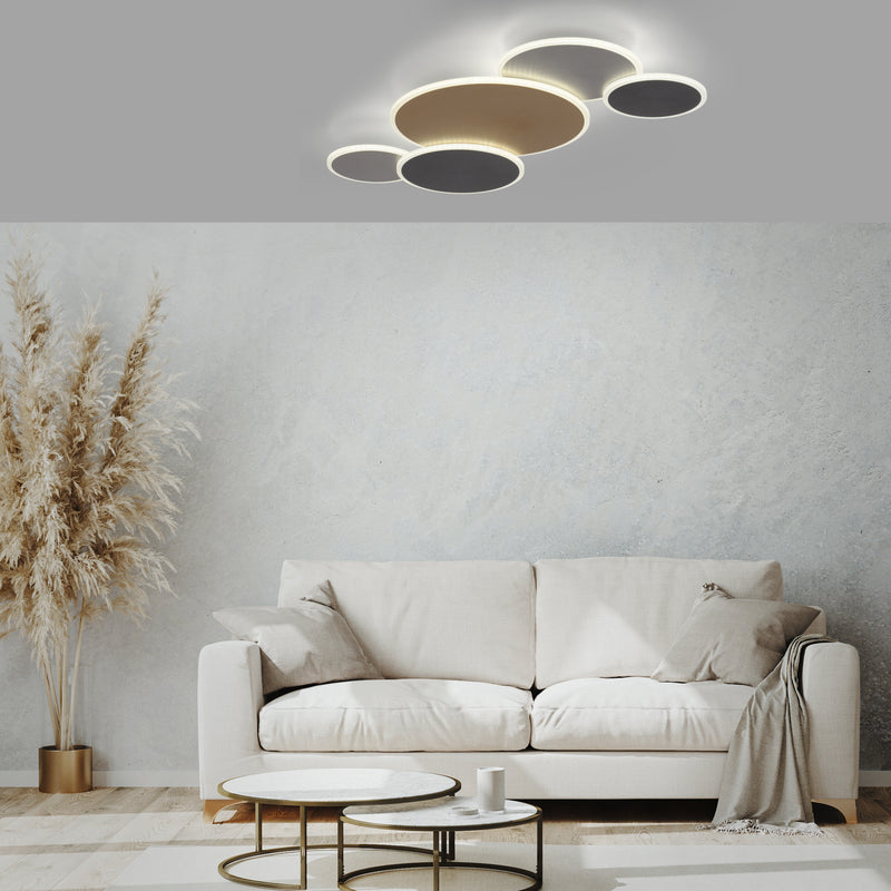 Plafoniera Paul Neuhaus Q-PIATO 5xLED Multicolor