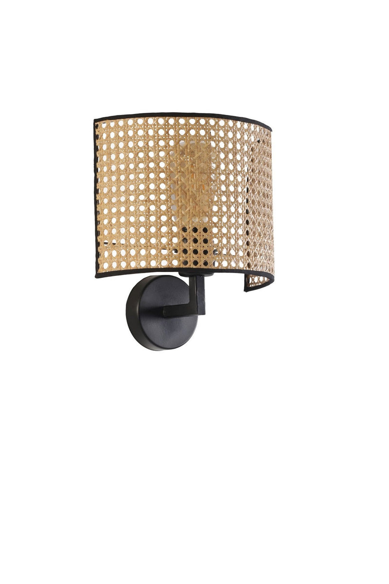 Aplică Asi Home 8767-1, Rattan, Ø20 cm