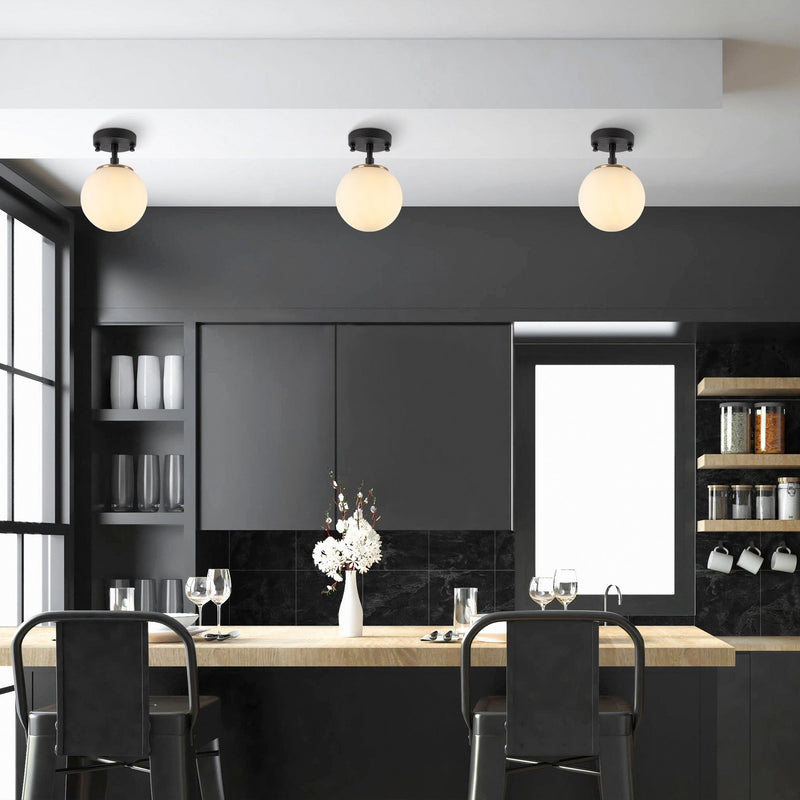 Lustră Asi Home Atmaca - 10210, Negru, Ø12 cm