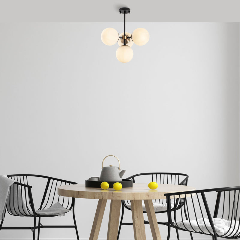 Lustră Asi Home Akkas - 10066, Negru, 4xE14