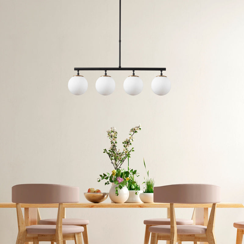 Lustră Asi Home Fazli - 10425, Negru, 4xE14