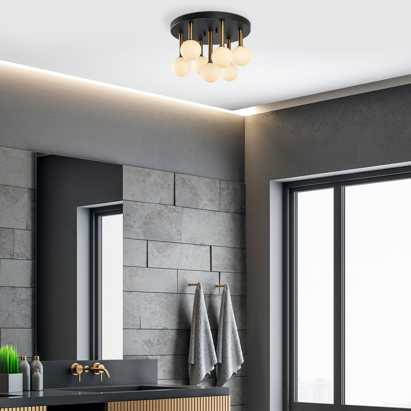 Lustră Asi Home Even - 11755, Negru, 7xG9