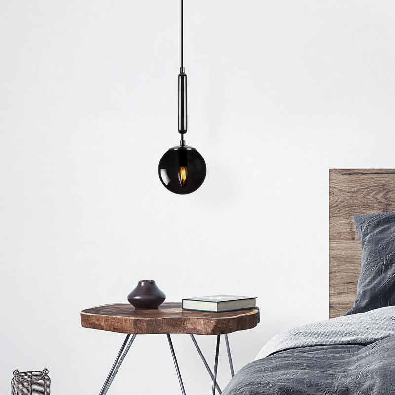 Lustră Asi Home King - 11451, Negru, Ø15 cm