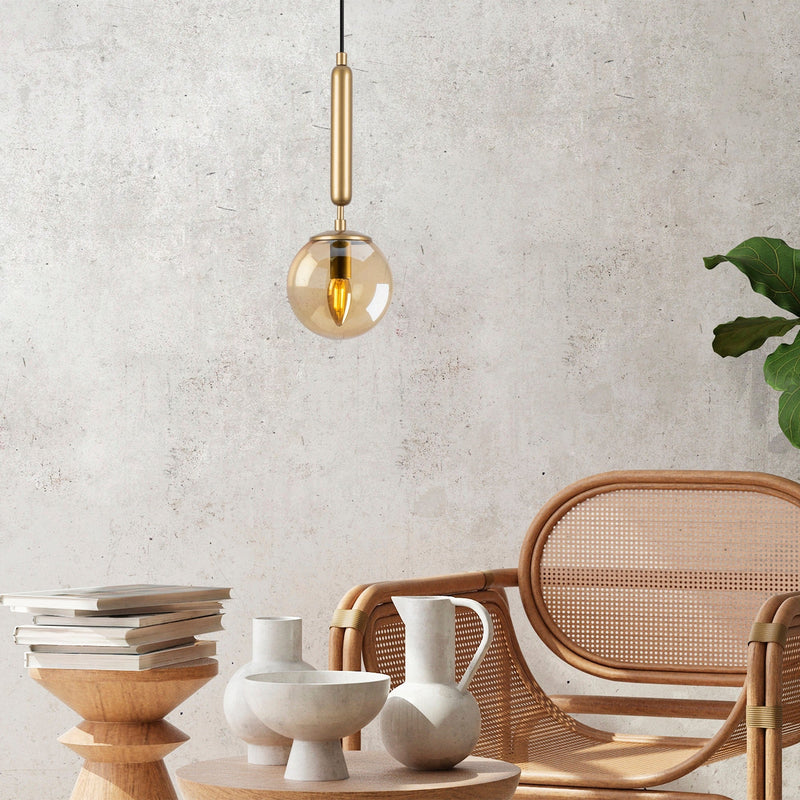 Lustră Asi Home King - 11453, Auriu, Ø15 cm