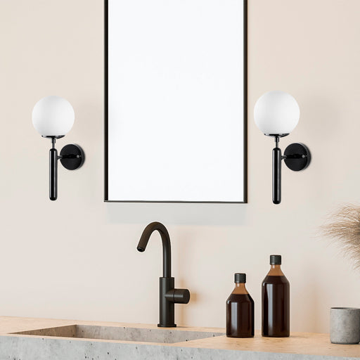 Aplică Asi Home King - 11457, Negru, Ø15 cm