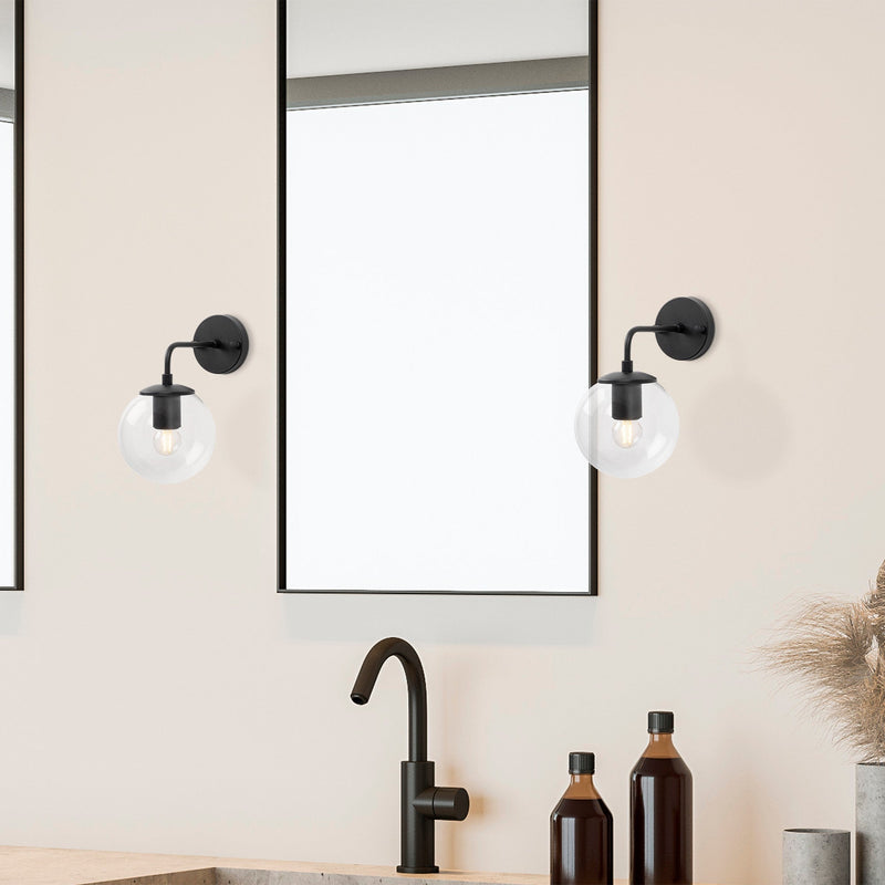 Aplică Asi Home Viran - 10900, Negru, Ø15 cm