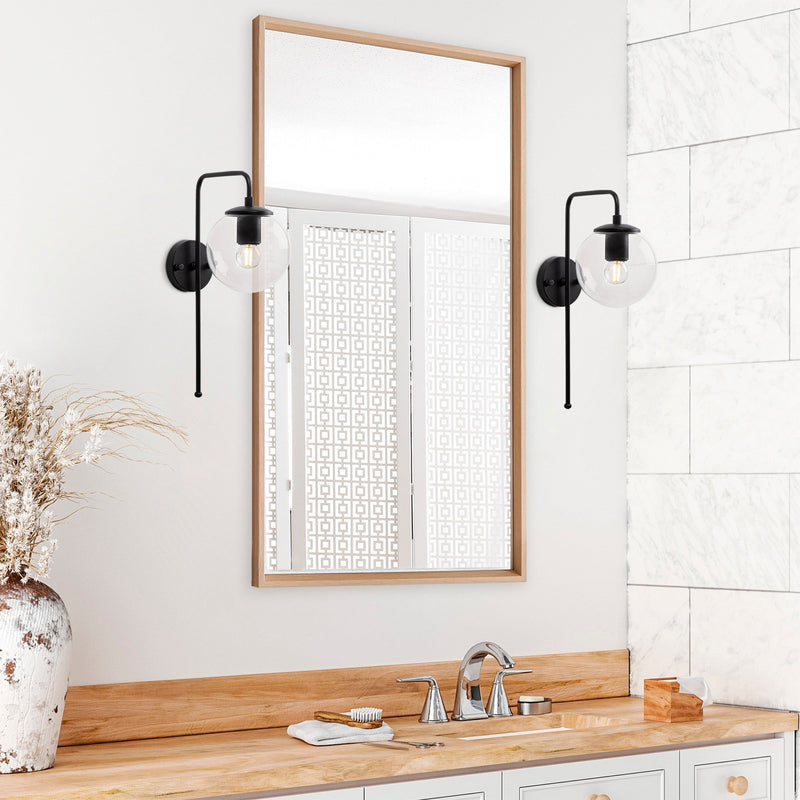Aplică Asi Home Viran - 10910, Negru, Ø15 cm
