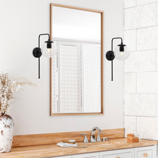 Aplică Asi Home Viran - 10910, Negru, Ø15 cm