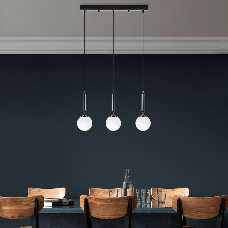 Lustră Asi Home King - 11464, Negru, 3xE14