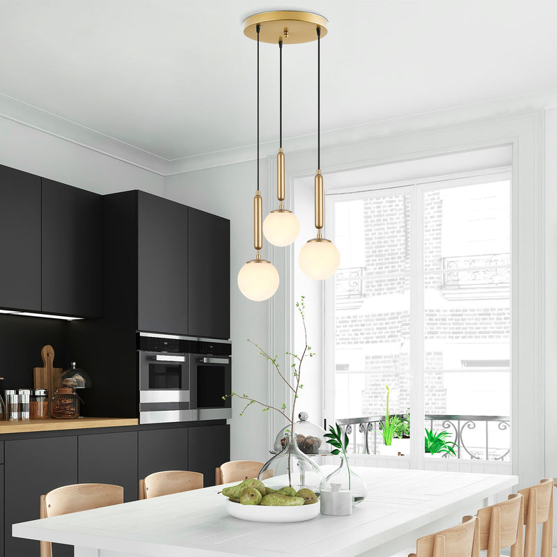 Lustră Asi Home King - 11469, Auriu, 3xE14