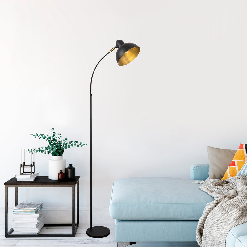 Lampadar Asi Home Varzan - 10855, Negru, Ø21 cm