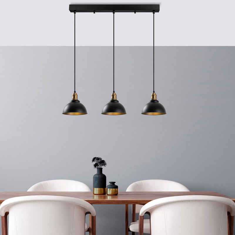 Lustră Asi Home Varzan - 10860, Negru, 3xE27