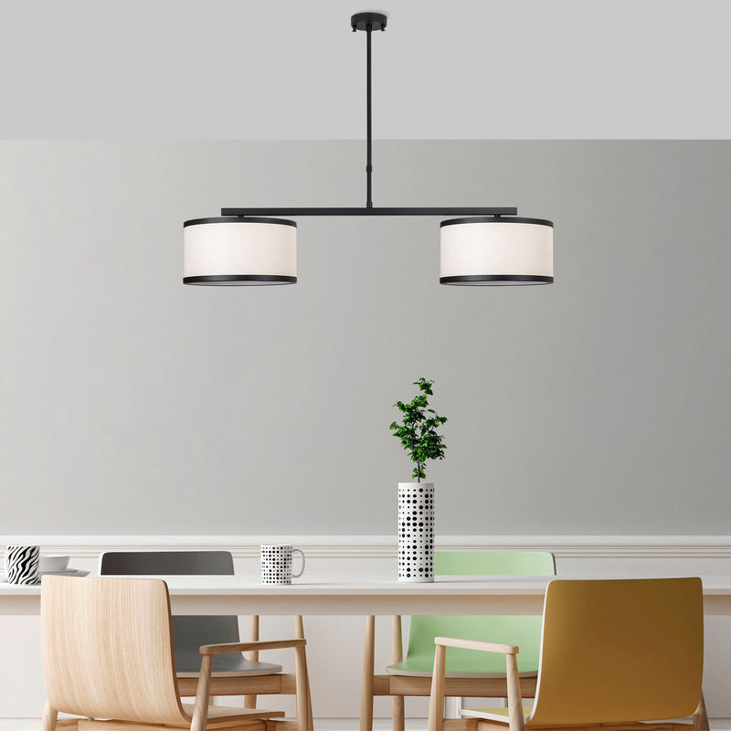 Lustră Asi Home Way - 11621, Negru, 2xE27