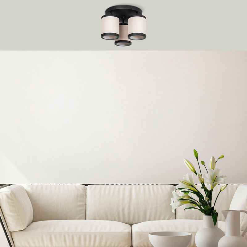 Lustră Asi Home Way - 11626, Negru, 3xE27