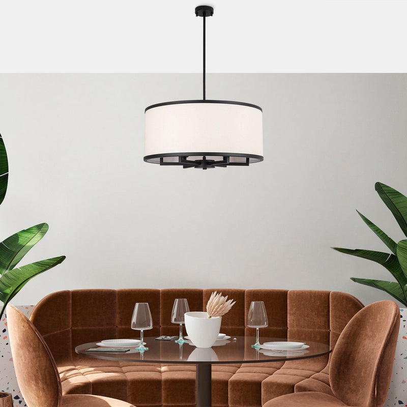 Lustră Asi Home Way - 11656, Negru, 6xE27