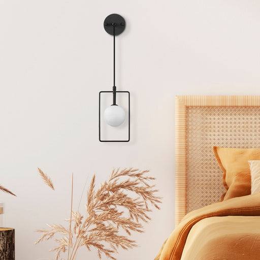 Aplică Asi Home Geometri - 11110, Negru, Ø12 cm