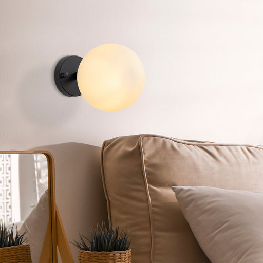 Aplică Asi Home Atmaca - 10230, Negru, Ø12 cm