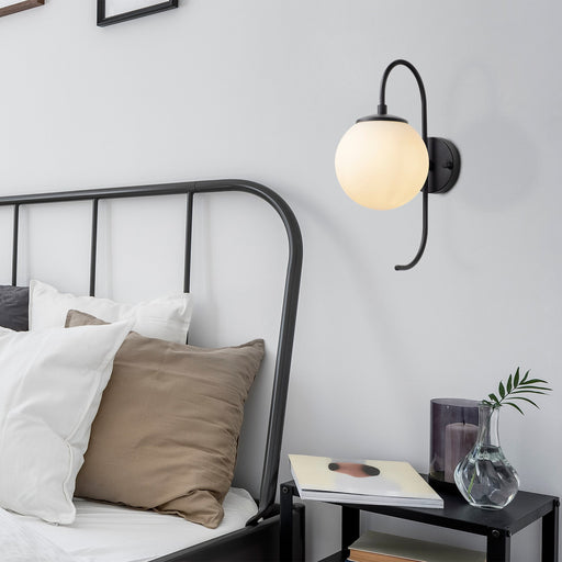 Aplică Asi Home Jewel - 10555, Negru, Ø12 cm